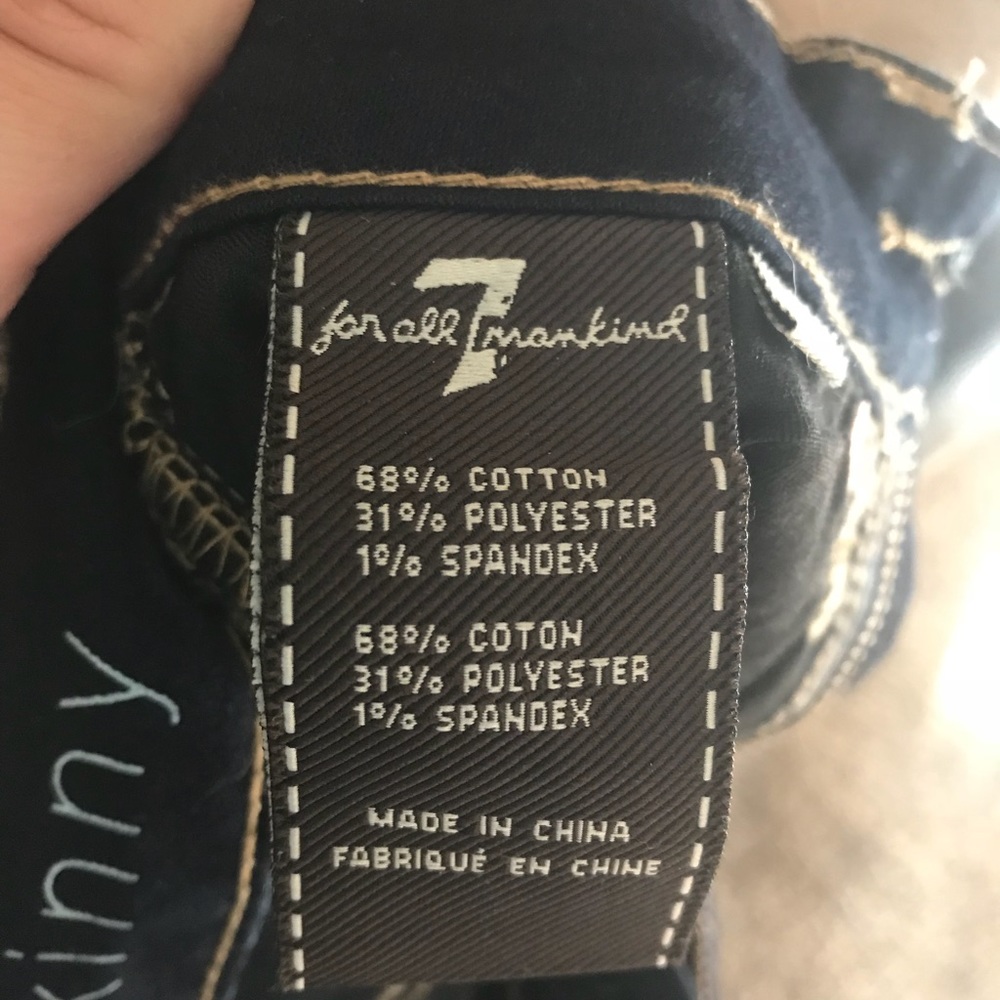 Child 7 for all mankind skinny jeans
